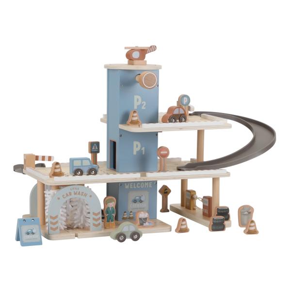 Little Dutch - Holz Parkgarage – Blau